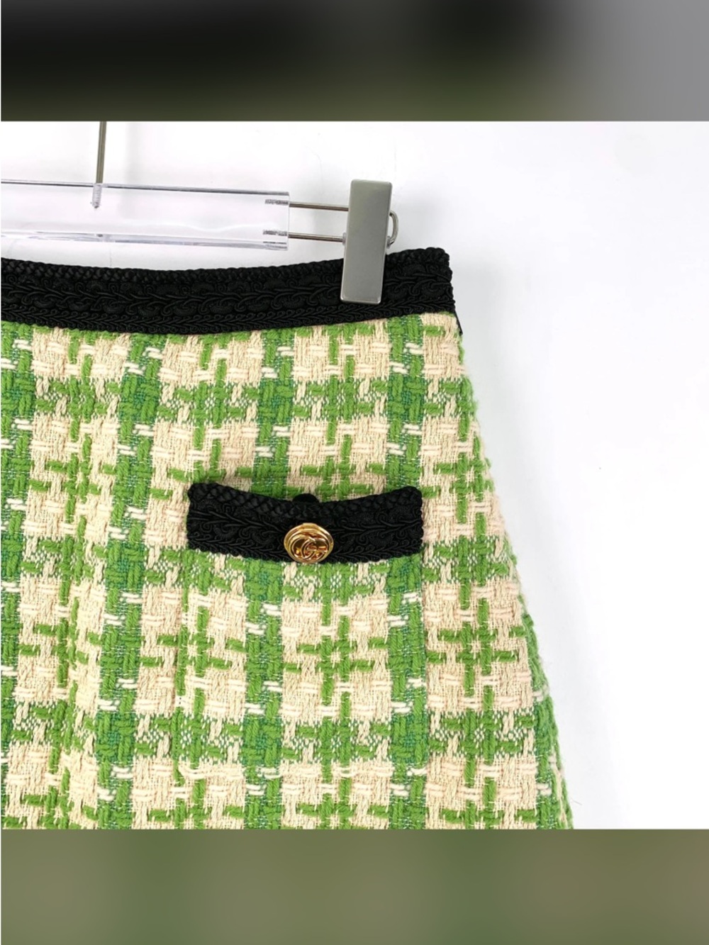 GUCCI TWEED MINI SKIRT - Picture 3 of 7